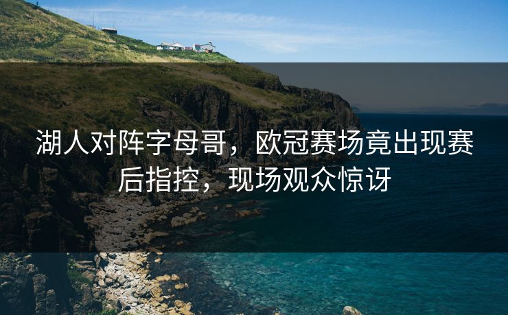 湖人对阵字母哥,欧冠赛场竟出现赛后指控,现场观众惊讶